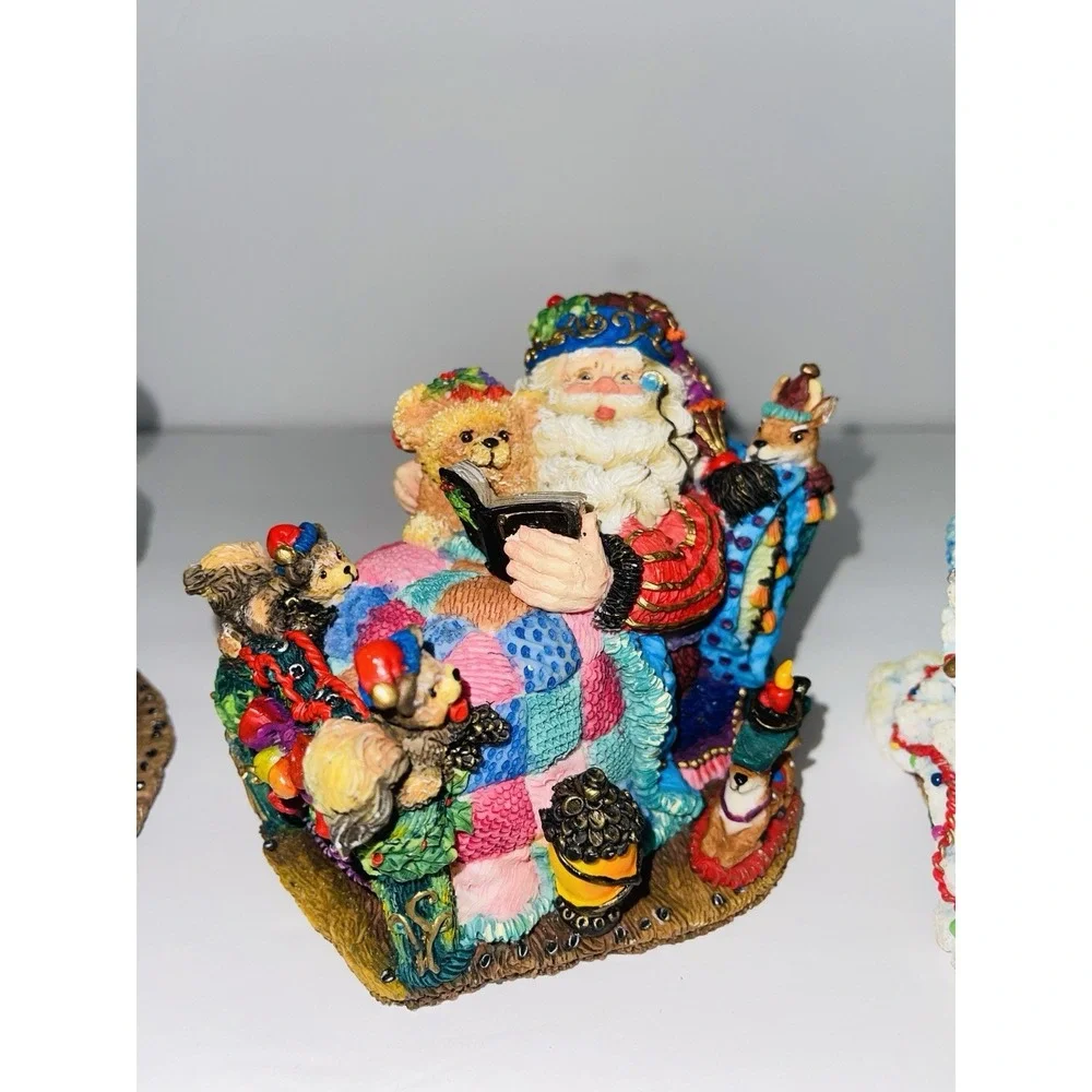3 Crinkle Claus Possible Dreams 1997 Santa Figurines Limited Edition Christmas